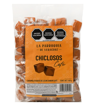 Chiclosos de café. Bolsa con 400 g.